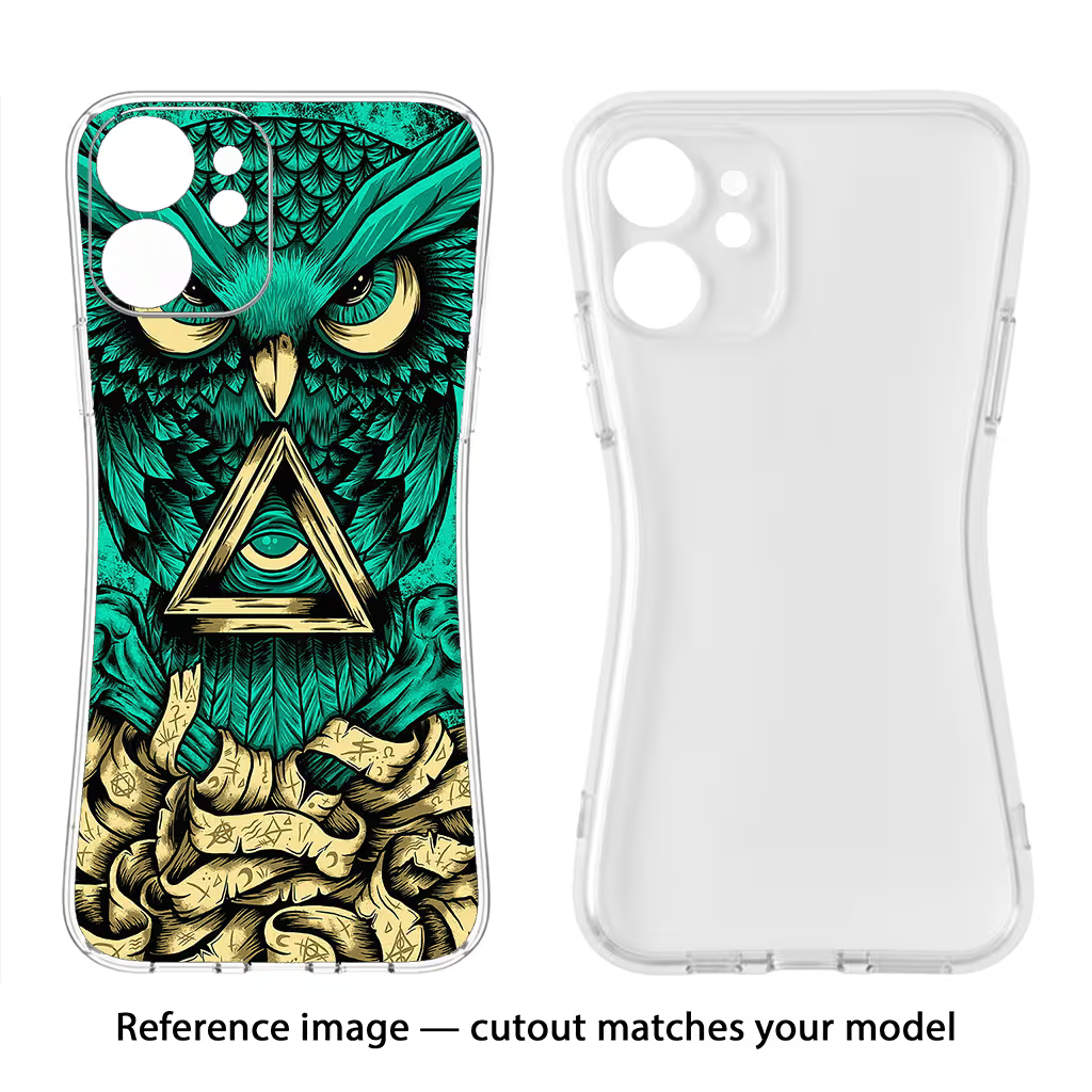 Green Owl iPhone 16 Pro Soft Case Back Cover by Casekaro