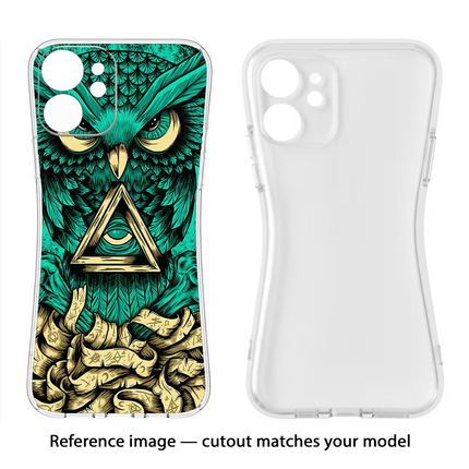 Green Owl Redmi Note 7/7S/7 Pro Soft Case Back Cover by Casekaro