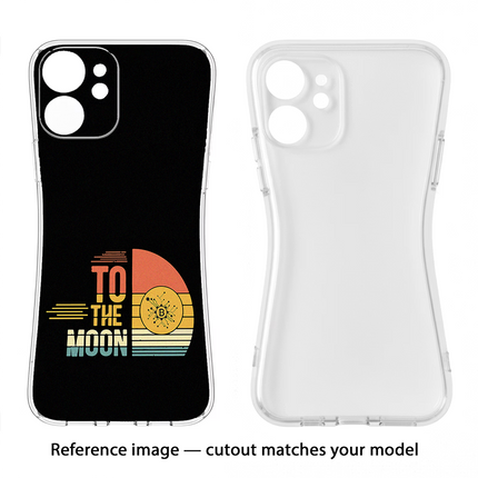 To the Moon Moto Edge 40 Neo Soft Case Back Cover by Casekaro
