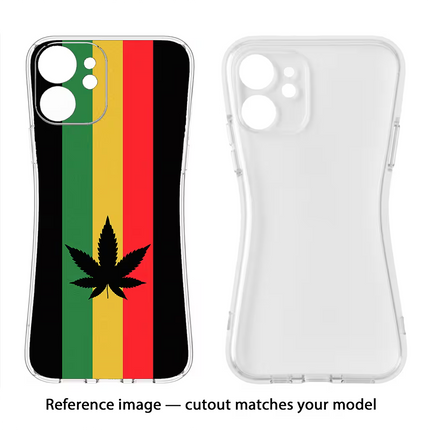 Weed Flag Oppo Reno12 5G Soft Case Back Cover by Casekaro