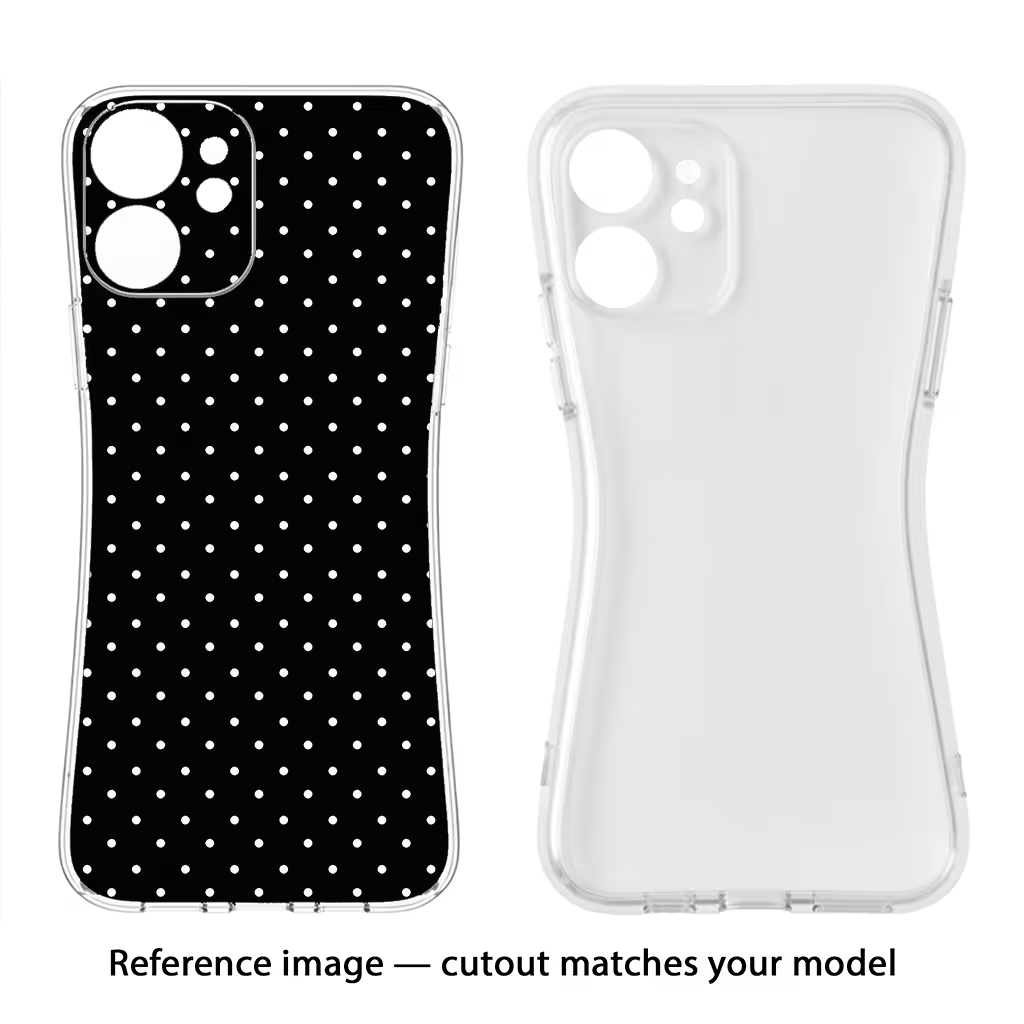 White Dots Samsung A33 5G Soft Case Back Cover by Casekaro