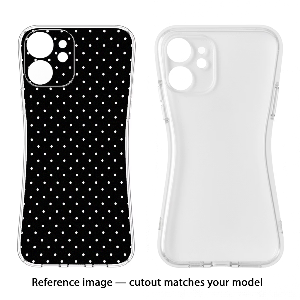 White Dots Vivo Y400 5G Soft Case Back Cover by Casekaro
