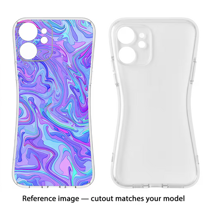 Glitter Vivo Y16 Soft Case Back Cover by Casekaro