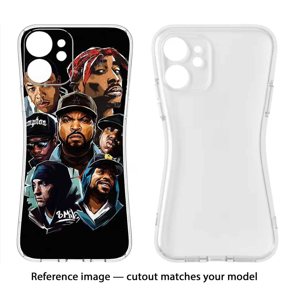 Rappers Vivo Y75 5G/Vivo T1 5G Soft Case Back Cover by Casekaro