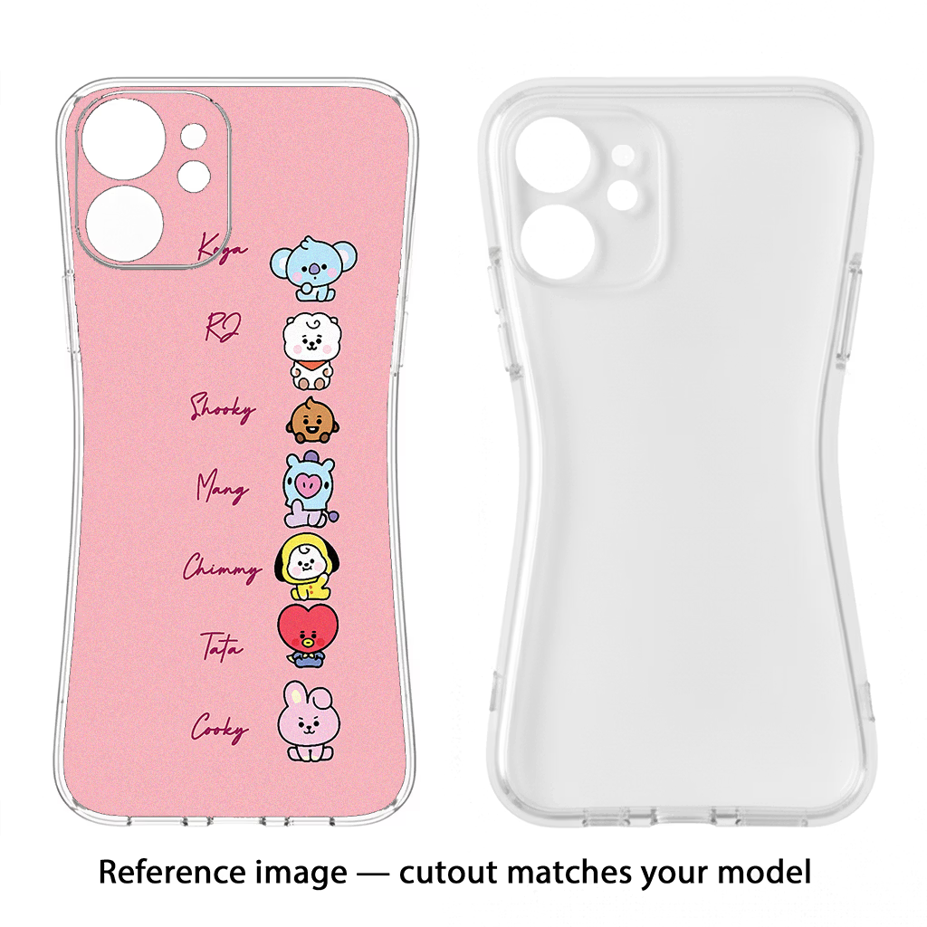 BTS names Vivo Y31 Soft Case Back Cover by Casekaro