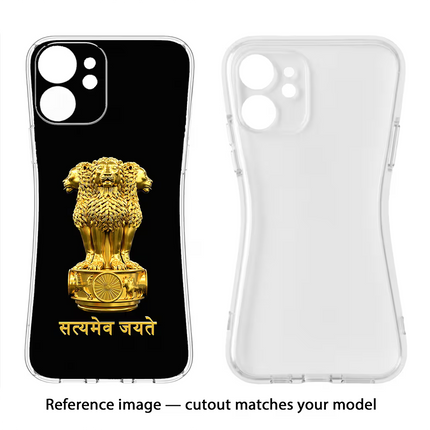 Satyamev Jayate Golden OPPO K12x Soft Case Back Cover by Casekaro