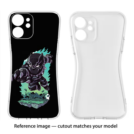 Black Panther Vivo Y16 Soft Case Back Cover by Casekaro