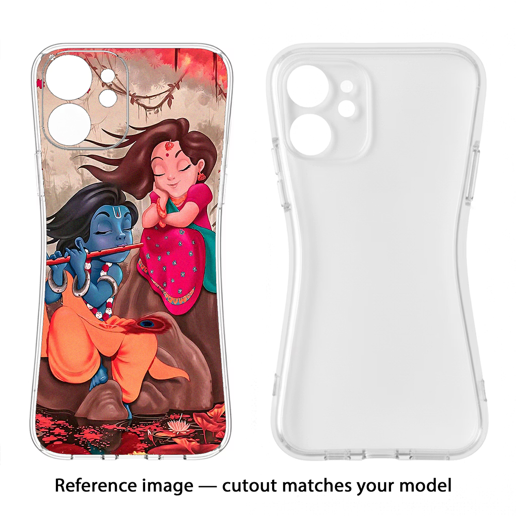 Radhe Krishna Samsung S24 Ultra Soft Case Back Cover by Casekaro
