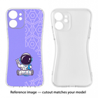 Cute Astronaut Chilling iPhone 13 Mini Soft Case Back Cover by Casekaro