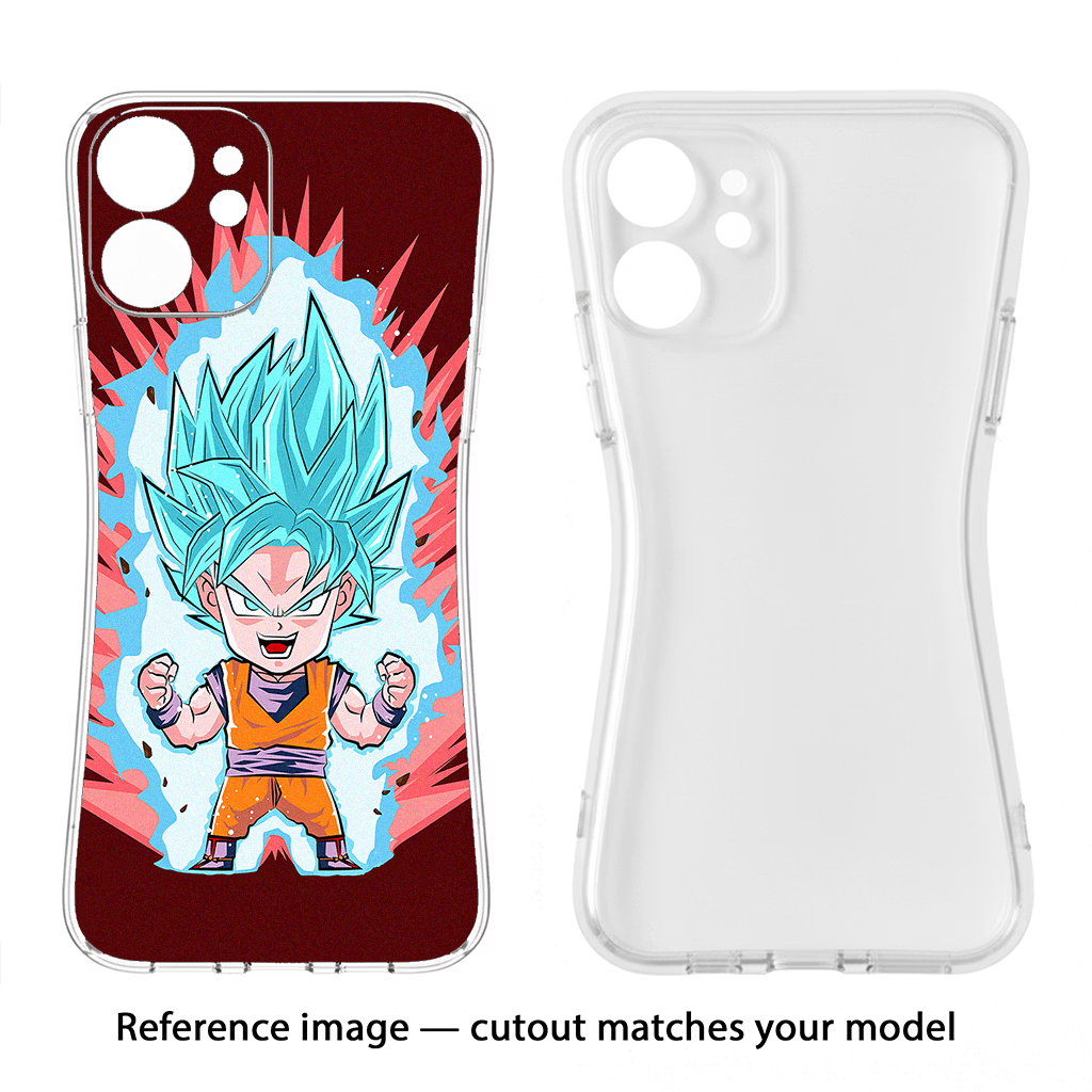 Goku Little Vivo X200 FE Soft Case Back Cover by Casekaro