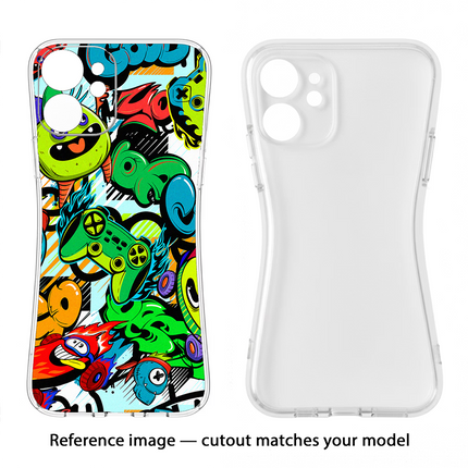 Game Doodle Moto Edge 40 Neo Soft Case Back Cover by Casekaro