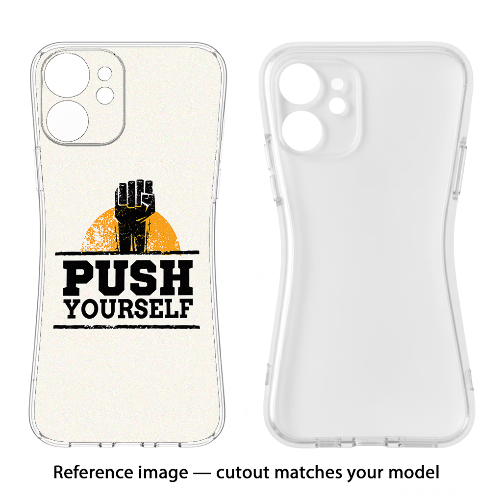 Push Yourself Realme 15 Soft Case Back Cover by Casekaro