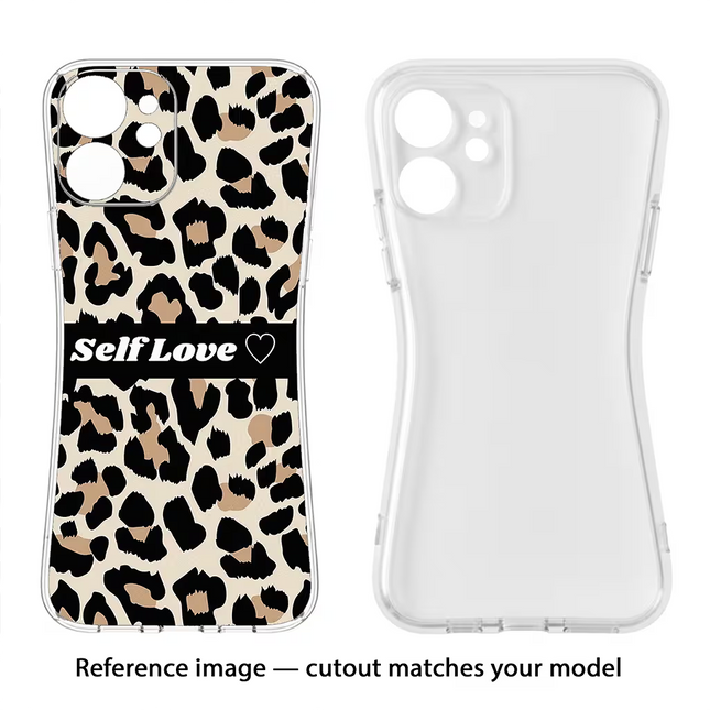 Leopard Print Self Love Realme 1 Soft Case Back Cover by Casekaro