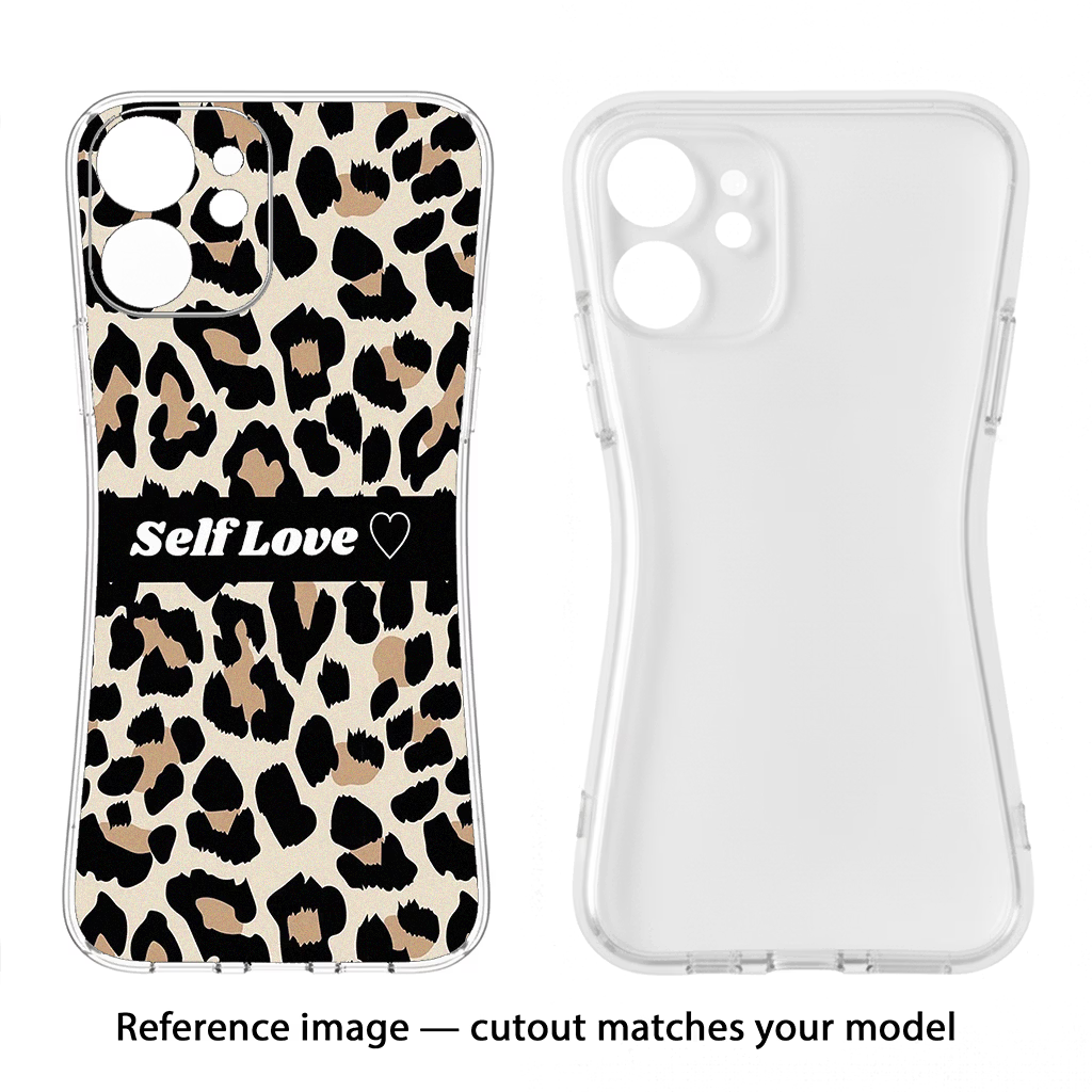 Leopard Print Self Love Vivo Y58 5G Soft Case Back Cover by Casekaro