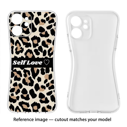 Leopard Print Self Love Redmi Note 7/7S/7 Pro Soft Case Back Cover by Casekaro