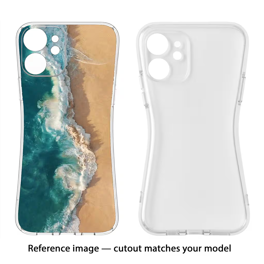 Ocean Beach Samsung M33 5G Soft Case Back Cover by Casekaro