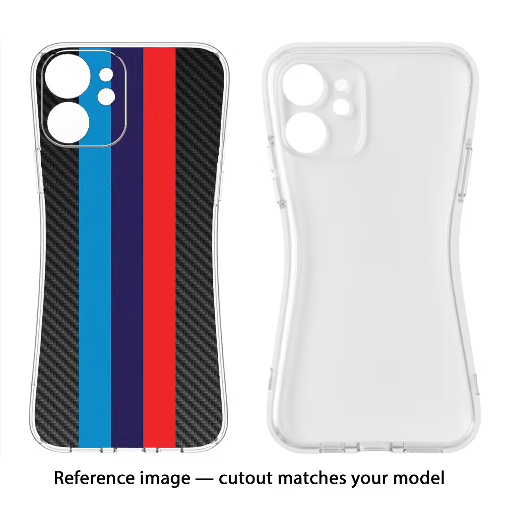 BMW Stripes Pattern Poco C31 Soft Case Back Cover by Casekaro