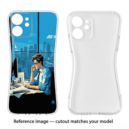 Focused Hustler (AI Generated) Nothing Phone 3A Soft Case Back Cover by Casekaro
