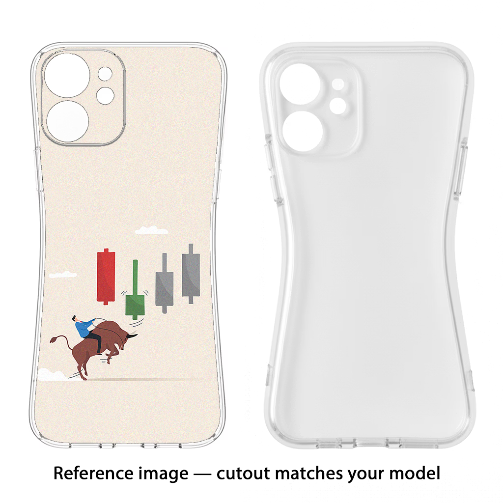 Bull Trading Momentum Redmi Note 13 5G Soft Case Back Cover by Casekaro