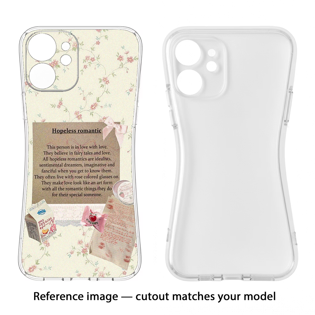 Hopeless Romantic Vivo V29E Soft Case Back Cover by Casekaro