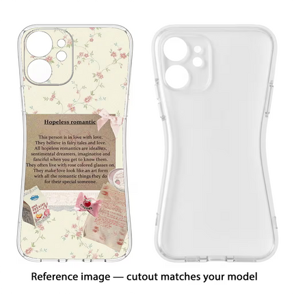 Hopeless Romantic Oppo Reno13 Pro 5G Soft Case Back Cover by Casekaro