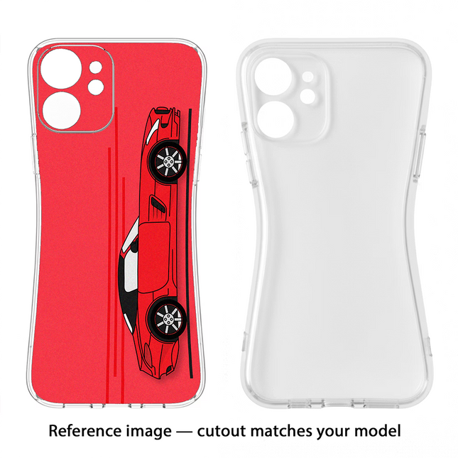 Red Velocity iPhone 5/5s Soft Case Back Cover by Casekaro