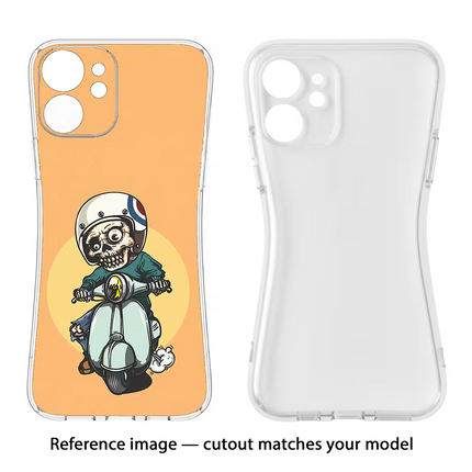 Undead Biker Vivo Y16 Soft Case Back Cover by Casekaro