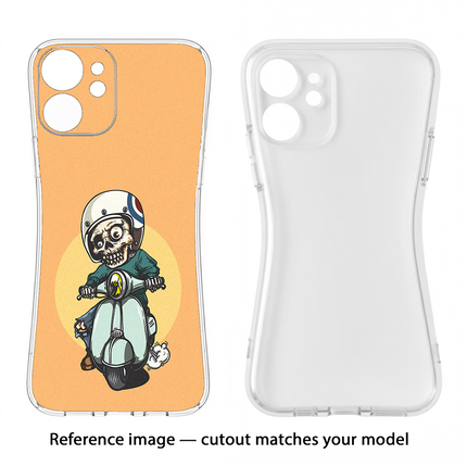 Undead Biker Moto Edge 40 Neo Soft Case Back Cover by Casekaro