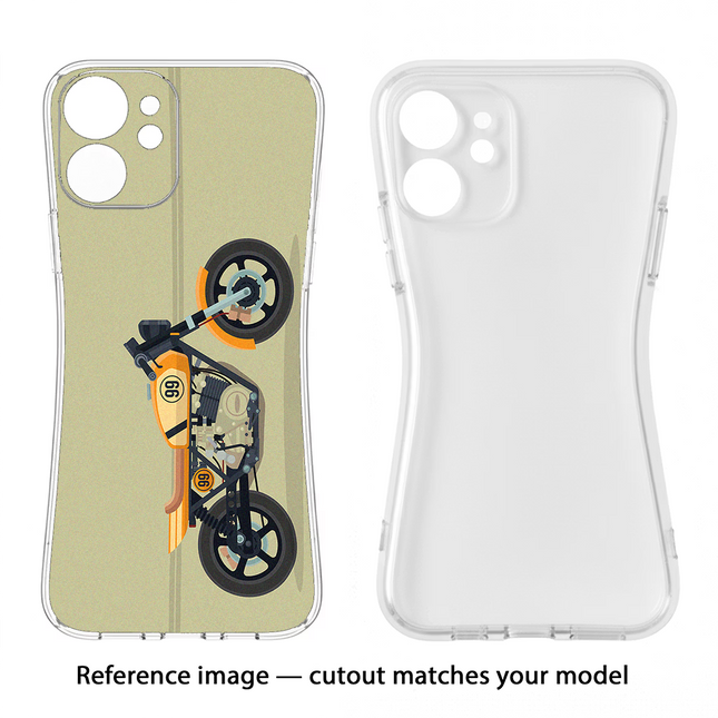 Vertical Speedster Redmi A4 5G Soft Case Back Cover by Casekaro