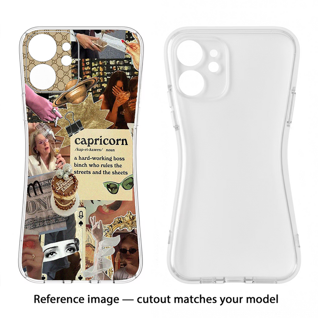 Capricorn Zodiac Redmi 8A Soft Case Back Cover by Casekaro