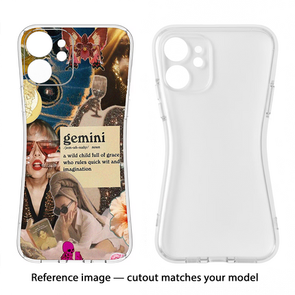 Gemini Zodiac iPhone 16e Soft Case Back Cover by Casekaro