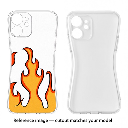 Fired Up – White iPhone 16e Soft Case Back Cover by Casekaro