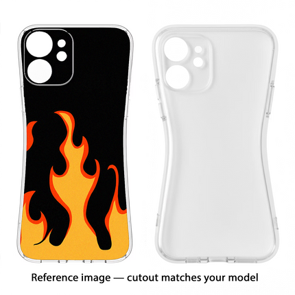 Fired Up – Black iPhone 16e Soft Case Back Cover by Casekaro