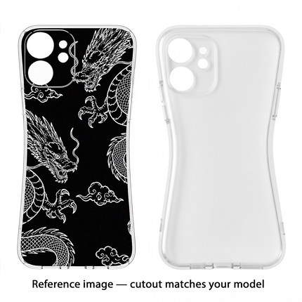 Twin Dragons iPhone 16e Soft Case Back Cover by Casekaro
