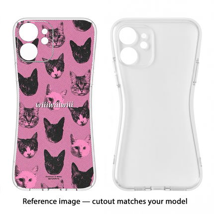Pink Cats iPhone 16e Soft Case Back Cover by Casekaro