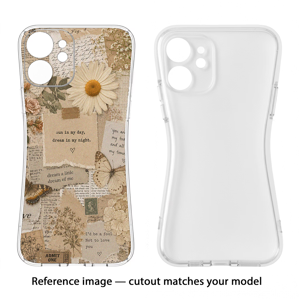 Vintage case Vivo V40 5G Soft Case Back Cover by Casekaro