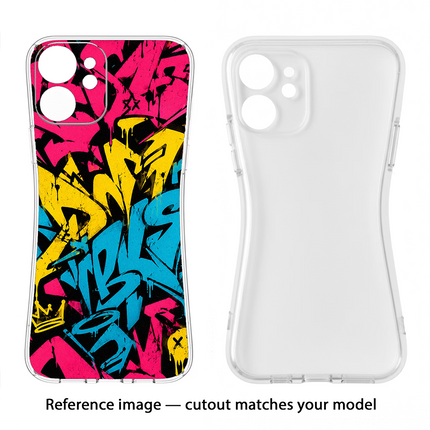 Graffiti Vibe Oppo A7/A5s/A12 Soft Case Back Cover by Casekaro