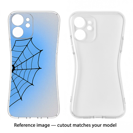 Blue Web Samsung S23 FE 5G Soft Case Back Cover by Casekaro