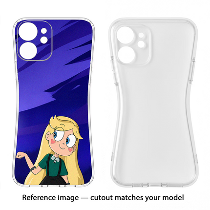 Star Glow Oppo Reno12 5G Soft Case Back Cover by Casekaro