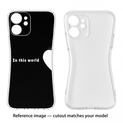 This World iPhone 16e Soft Case Back Cover by Casekaro