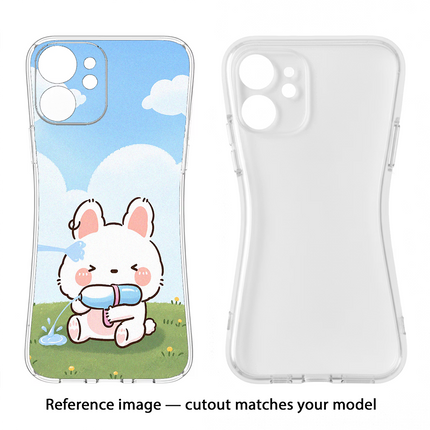 Bunny Treat iPhone 16e Soft Case Back Cover by Casekaro