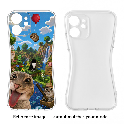 Minecraft Cat Chaos Nothing Phone 3A Soft Case Back Cover by Casekaro