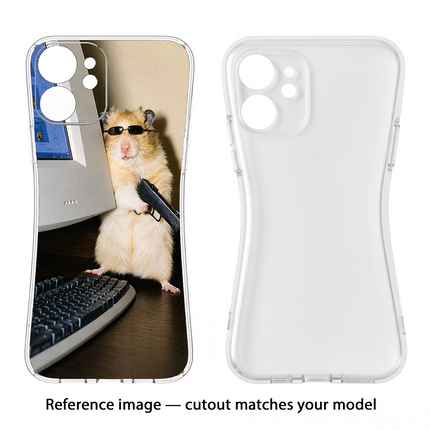 Hacker Hamster Nothing Phone 3A Soft Case Back Cover by Casekaro