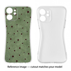 Green Stars Redmi Note 9 Soft Case Back Cover by Casekaro