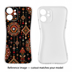 Boho Noir iPhone 15 Plus Soft Case Back Cover by Casekaro