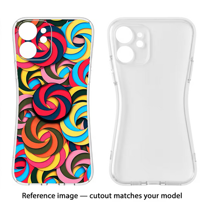 Spiral Pattern Oppo Reno12 5G Pop Case by Casekaro