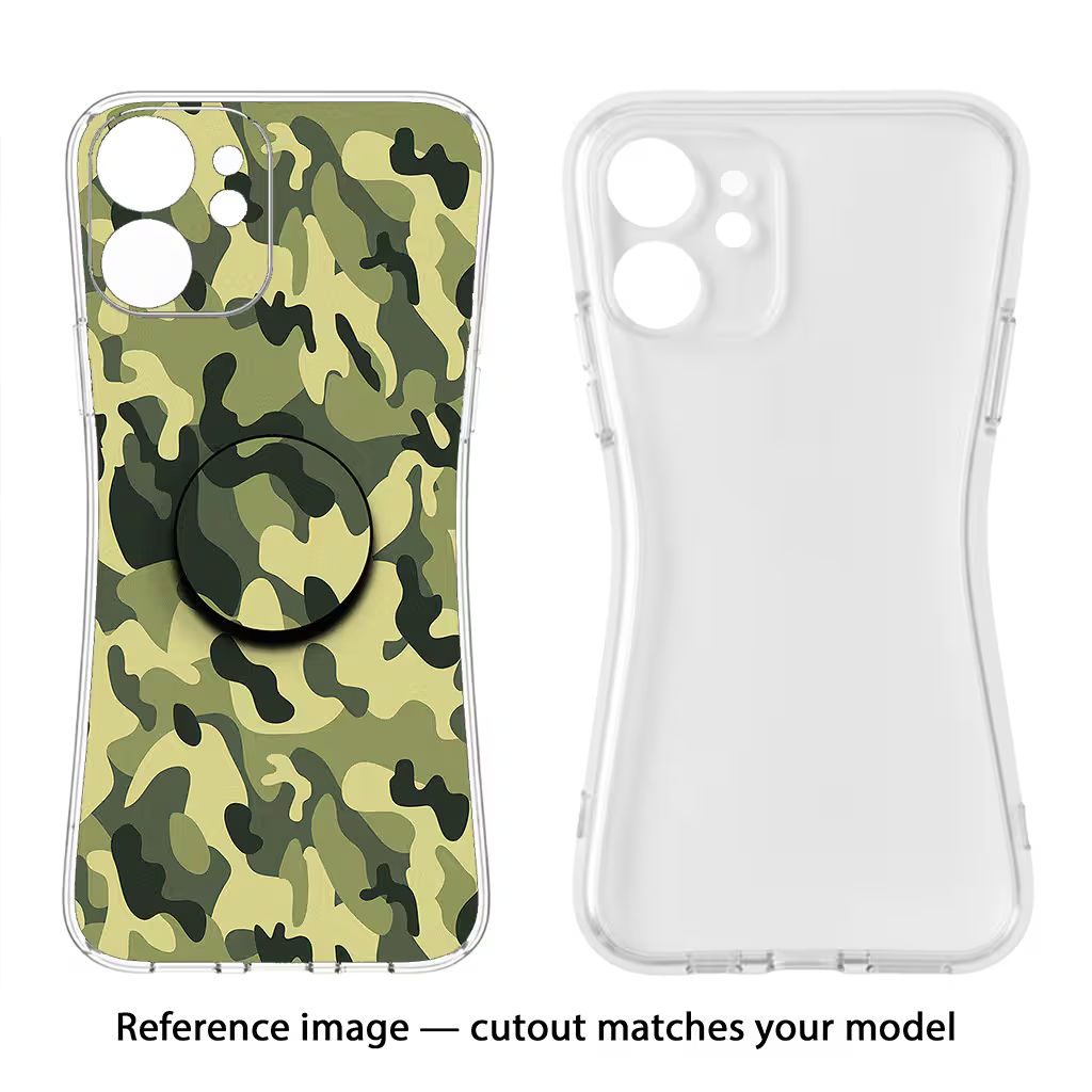 Camouflage Samsung M35 5G Pop Case by Casekaro