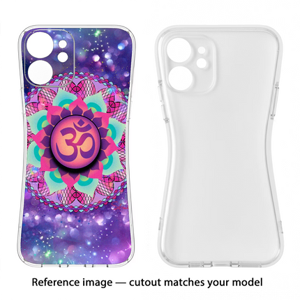 Om Purple Moto Edge 40 Neo Pop Case by Casekaro