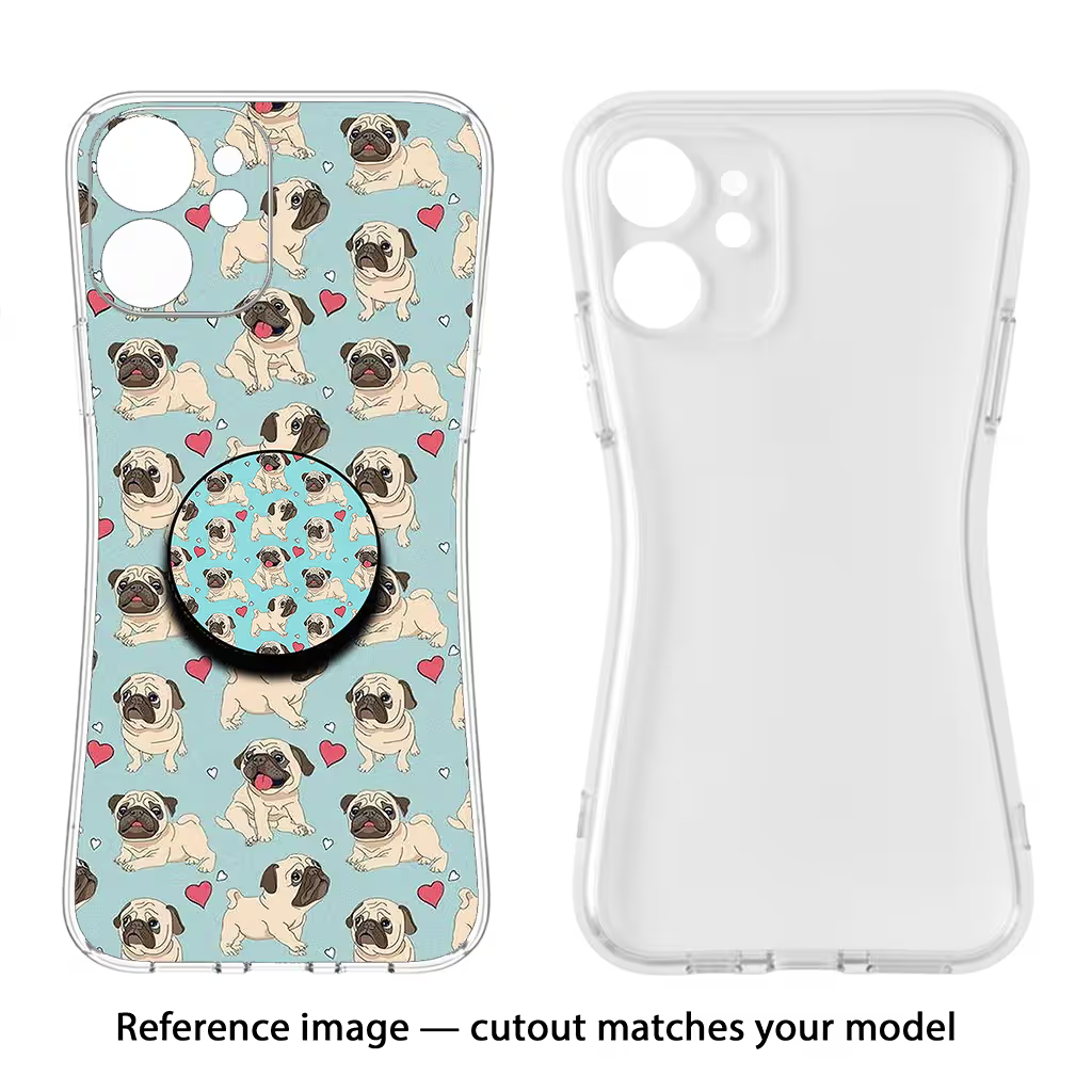 Pug Dog Vivo V27/V27 Pro Pop Case by Casekaro