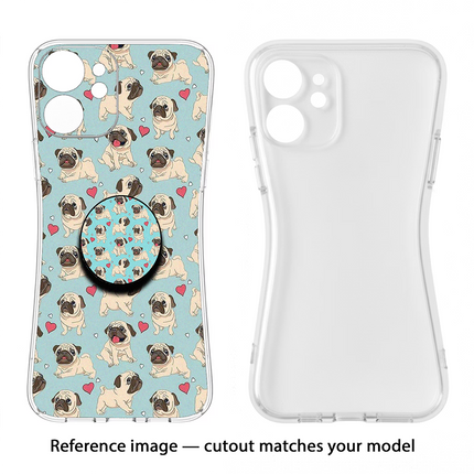 Pug Dog Moto Edge 40 Neo Pop Case by Casekaro